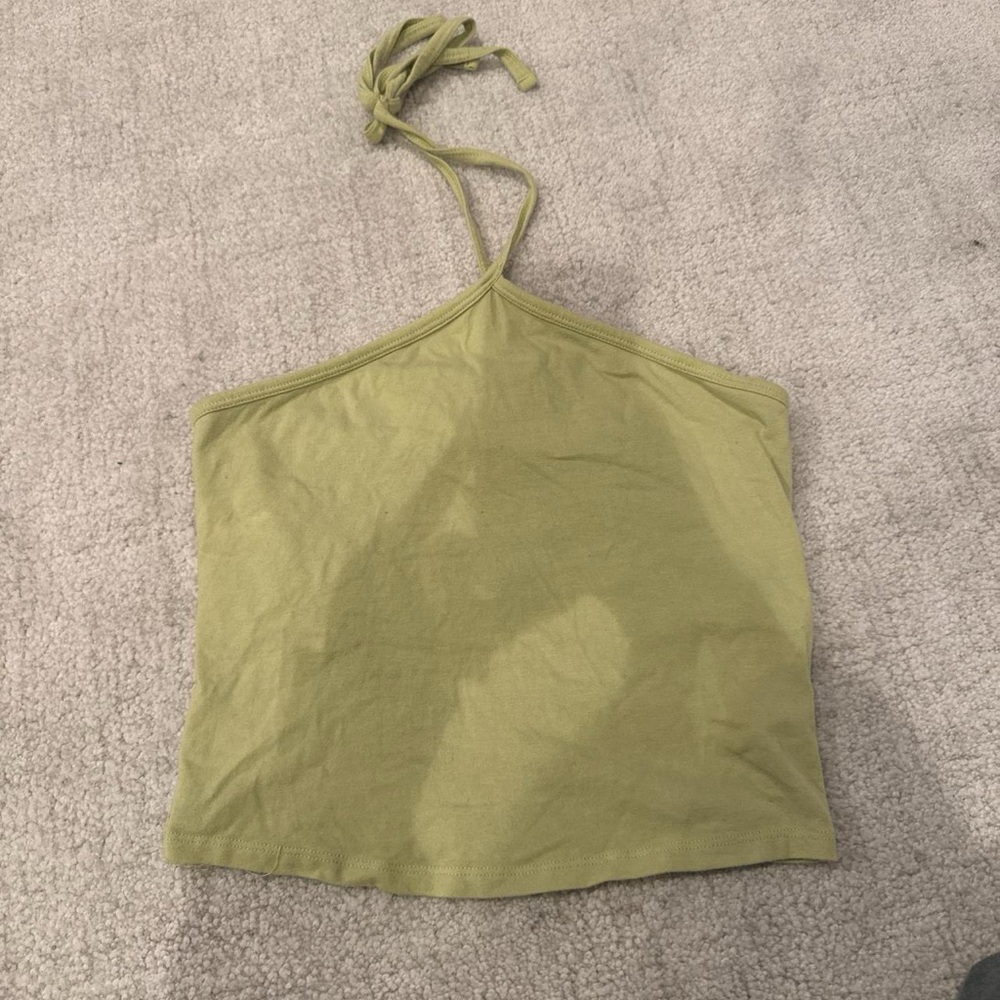Olive Green Halter Top
